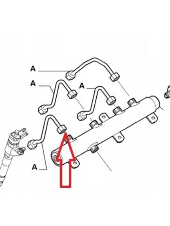 Przewód rurka paliwa Ducato nr.1 3.0 11- E5 OE
