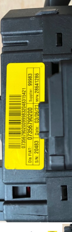 PRZEŁĄCZNIK ZESPOLONY PAJĄK+ TAŚMA KIER. BOXER DUCATO 14- 7356790200 - obrazek 3