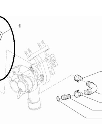 OUTLET RURKA PRZEWÓD TURBINY DUCATO 3.0 06- 504083210