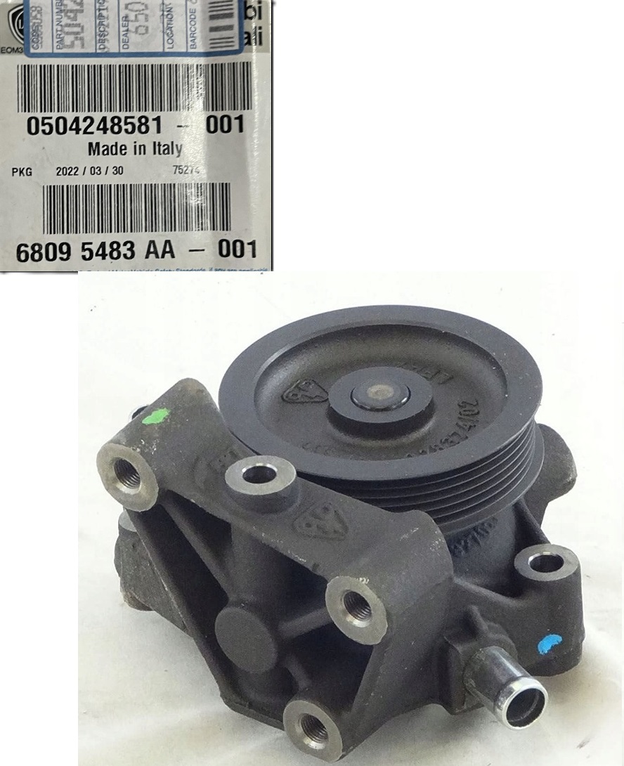 Pompa WODY OE Fiat Ducato 3.0 504248581 1-montaż - obrazek 2